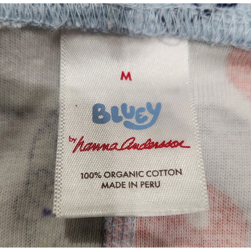 Bluey Hanna Andersson Organic Cotton Pajama Pants Keepy Uppy Womens Medium - Picture 4 of 6
